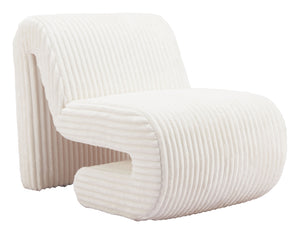 Opam Accent Chair White 110283 Zuo Modern