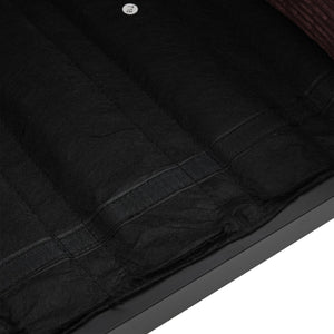 English Elm UNITED Corduroy L-Shaped Sectional Sofa with Storage Ottoman, USB Ports, Cup Holders & LED Lighting WINE RED W1568P332410