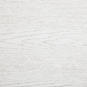 English Elm Inverness Distressed White Queen Bed with Padded Upholstered Headboard, Cottage Farmhouse Charm and Cozy Design B062S01343