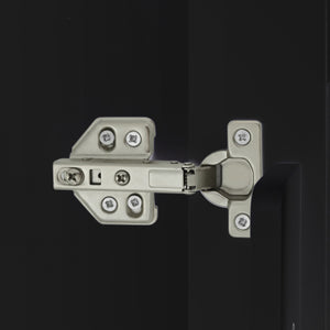 English Elm K&K Kitchen Island with Drop Leaf, Rolling Storage Cart with 3-Tier Pull-Out Organizer, Durable Wood Countertop Black WF531421AAB