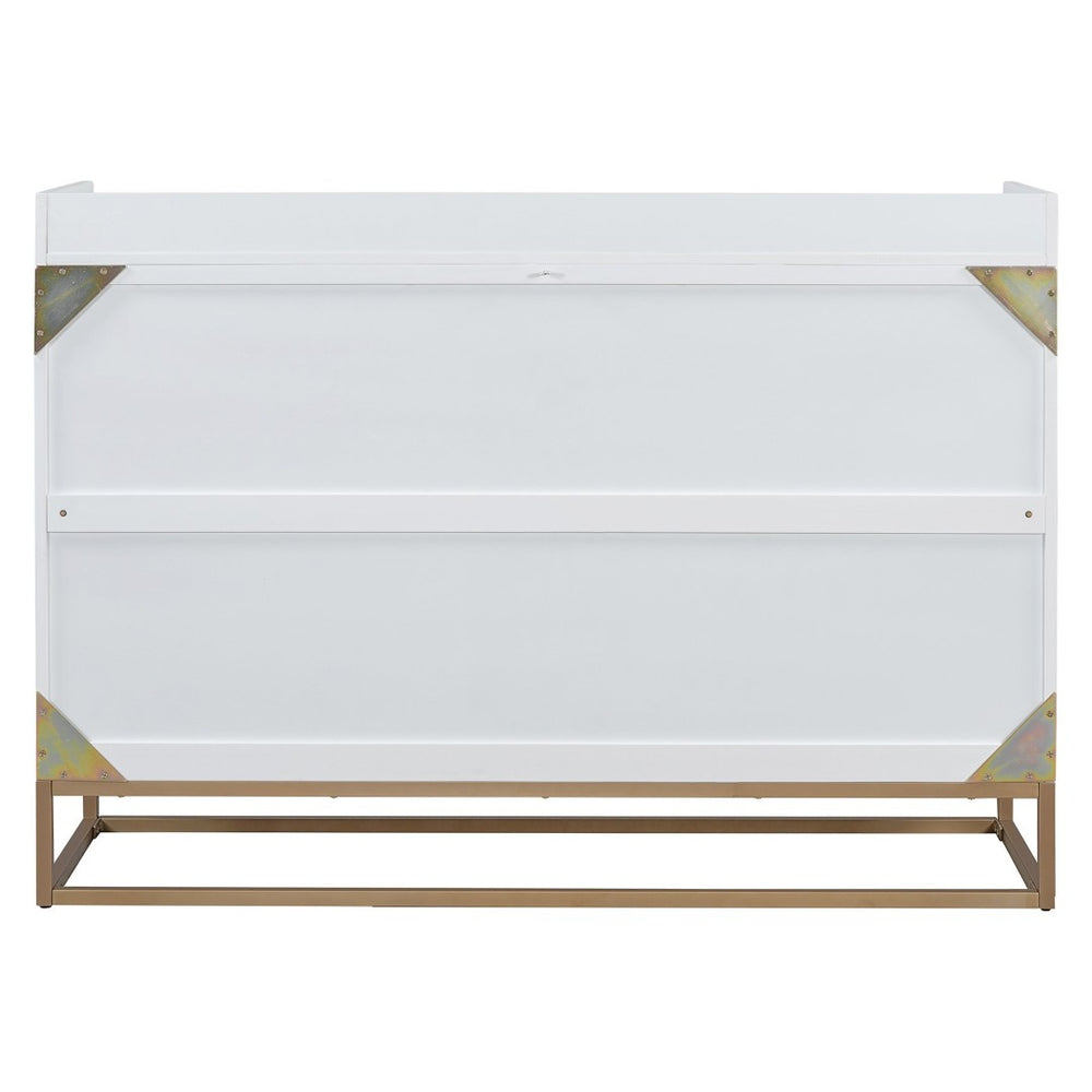 English Elm Queen Size Murphy Bed With Iron Legs - Modern Space-Saving Design For Cozy Bedrooms And Studios N820S00035K-GIGA