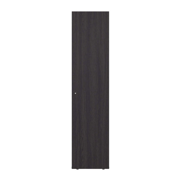 English Elm Wenge Finish Slim Four Shelf Storage Cabinet for Bedroom Hallway or Tight Spaces B062P483762