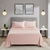 True North by Sleep Philosophy Micro Fleece Casual Sheet Set TN20-0527 Blush