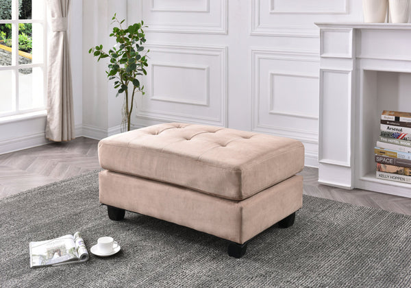 English Elm Malone Tufted Upholstered Ottoman with Sturdy Frame for Cozy Seating and Stylish Small-Space Living Mocha 38 L x 27 W x 16 H B078P301553