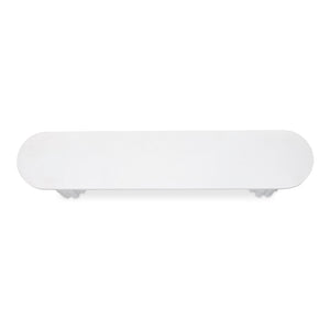 English Elm Eris Outdoor Concrete Dining Bench Fiberglass Reinforced Patio or Industrial B2769S00006