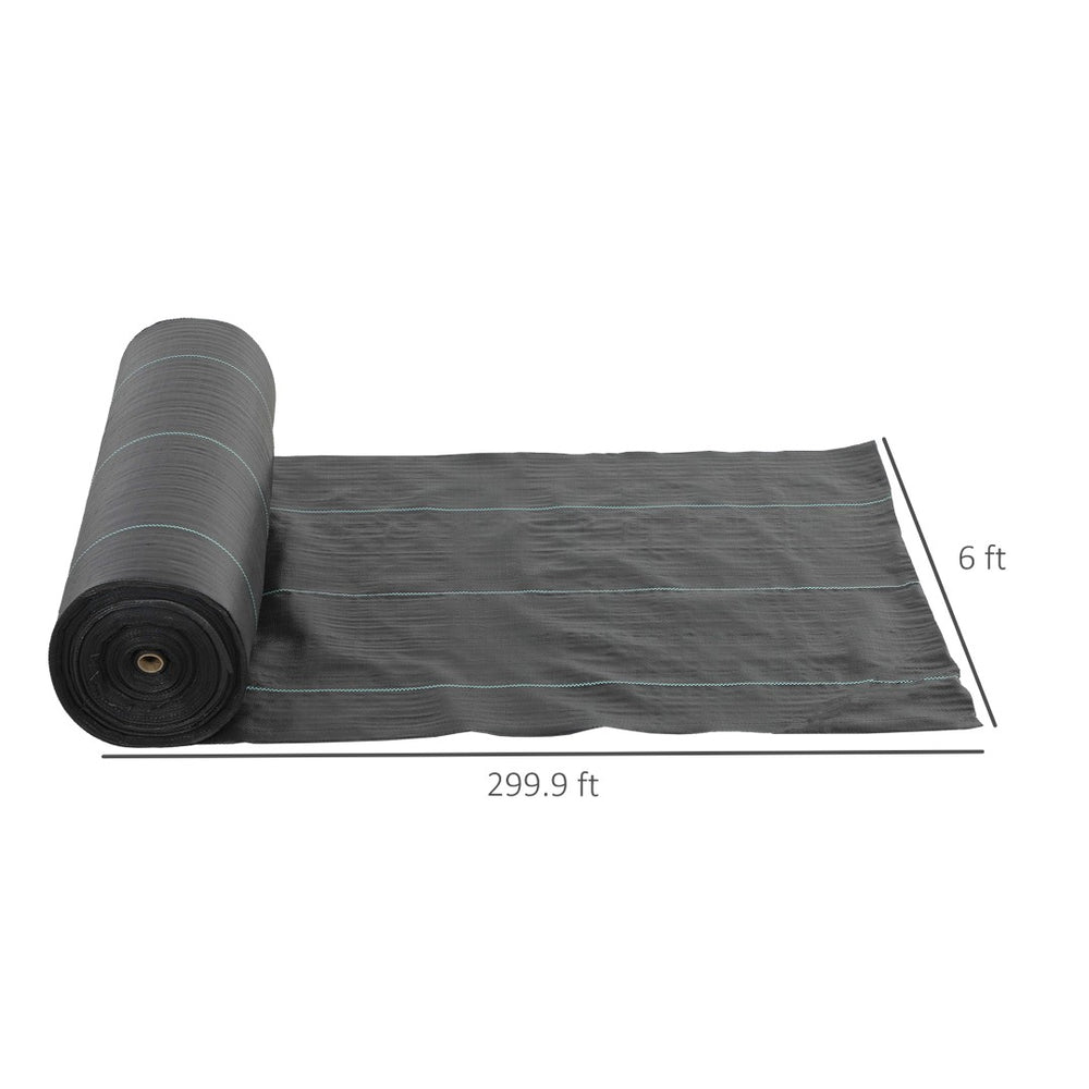 English Elm Effective Woven Polypropylene Landscape Fabric 300 Ft Roll for Garden Weed Control T3971P424942