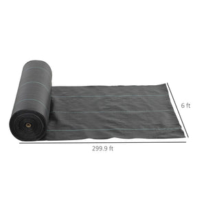 English Elm Effective Woven Polypropylene Landscape Fabric 300 Ft Roll for Garden Weed Control T3971P424942