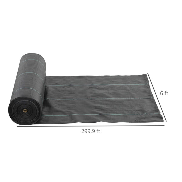 English Elm Effective Woven Polypropylene Landscape Fabric 300 Ft Roll for Garden Weed Control T3971P424942