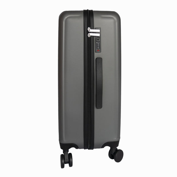 English Elm 2025 Hardshell Abs Luggage Set with Spinner Wheels and Built-in Lock for Secure Travel Gray W2710P453976