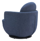 Bant Swivel Chair Blue 110015 Zuo Modern