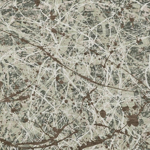 HomeRoots 9' X 12' Artichoke Green Abstract Area Rug - Durable, Washable Indoor/Outdoor Design for Every Space 690013