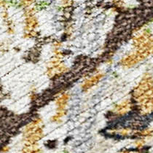 HomeRoots 8' X 10' Modern Abstract Taupe Beige & Brown Area Rug - Washable, Stain-Resistant for Indoors & Outdoors 690054