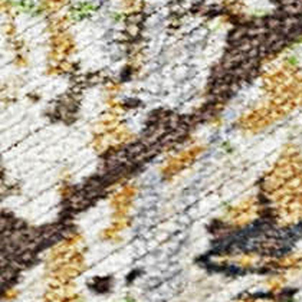 HomeRoots 8' X 10' Modern Abstract Taupe Beige & Brown Area Rug - Washable, Stain-Resistant for Indoors & Outdoors 690054