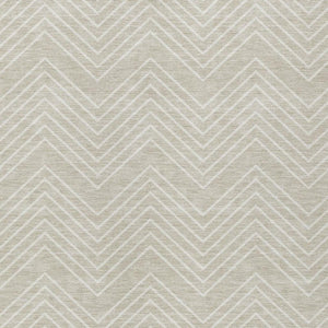 HomeRoots 8' X 10' Washable Beige and Ivory Geometric Area Rug - Modern Design for Indoor & Outdoor Spaces 690066