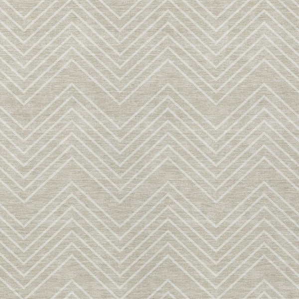 HomeRoots 10' Beige and Ivory Geometric Area Rug – Stylish, Washable, Indoor/Outdoor, Durable for High-Traffic Spaces 690068