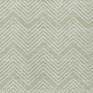 HomeRoots 5' Lime Green & Ivory Geometric Area Rug - Durable, Washable, Stylish for Indoor & Outdoor Spaces 690088