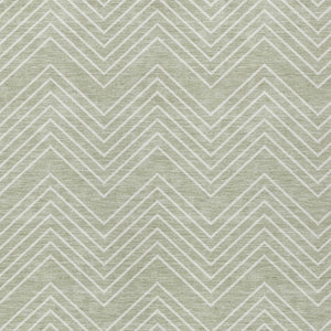 HomeRoots 10' Geometric Lime Green & Ivory Area Rug - Washable, Durable, Indoor/Outdoor Perfect for Any Space! 690092