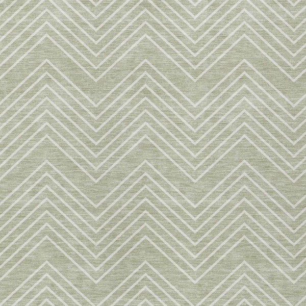 HomeRoots 10' Geometric Lime Green & Ivory Area Rug - Washable, Durable, Indoor/Outdoor Perfect for Any Space! 690092