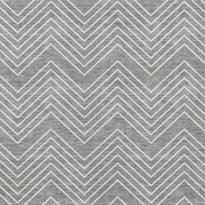 HomeRoots 10' Gray and Ivory Geometric Washable Area Rug for Indoor/Outdoor Use - Durable, Stylish, Easy Care! 690098