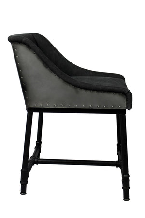 Moti Aliso Morgan Charcoal Adjustable 3 in One Chair (Dine, Bar and Counter) 69011002