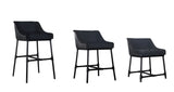 Aliso Morgan Charcoal Adjustable 3 in One Chair (Dine, Bar and Counter)