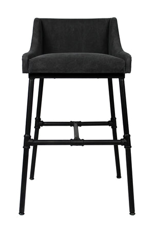 Moti Aliso Morgan Charcoal Adjustable 3 in One Chair (Dine, Bar and Counter) 69011002