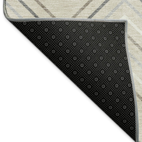 HomeRoots 8' X 10' Modern Geometric Washable Area Rug - Versatile Indoor/Outdoor Decor for High-Traffic Spaces 690114