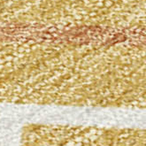 HomeRoots 10' Gold Ivory and Blue Striped Washable Area Rug – Stylish Indoor/Outdoor Durable Decor for All Spaces 690176