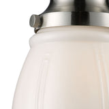 Schoolhouse 8'' Wide 1-Light Mini Pendant - Satin Nickel 69029-1 Elk Lighting