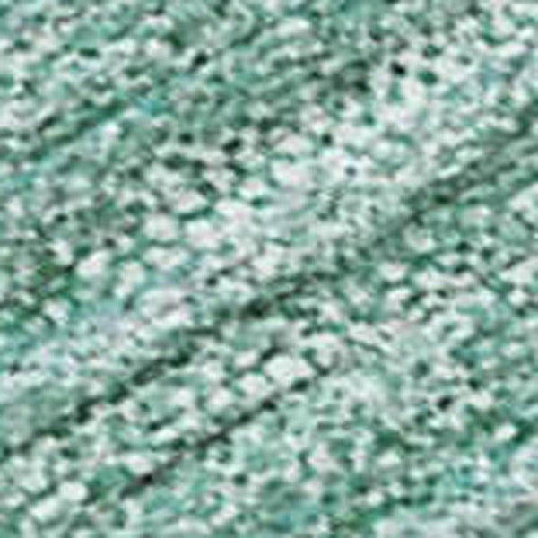 HomeRoots 9' X 12' Teal Blue Striped Area Rug - Durable, Machine-Washable for Indoor & Outdoor Use, Easy Care! 690421