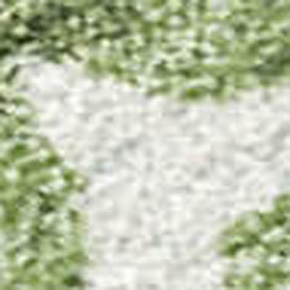 HomeRoots 9' Striped Artichoke Green Rug – Durable, Washable Indoor/Outdoor Area Rug for Stylish Living Spaces 690433