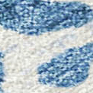 HomeRoots 10' Blue Ivory and Brown Striped Washable Area Rug - Durable for Indoor & Outdoor Use, Easy Clean! 690440