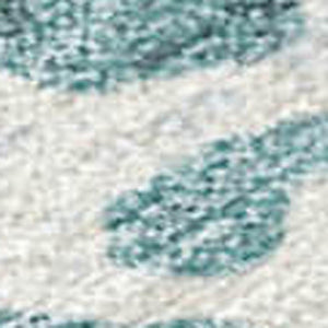 HomeRoots 10' Coastal-Inspired Teal Blue, Ivory & Khaki Striped Washable Area Rug for Indoor & Outdoor Use 690464