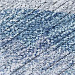 HomeRoots 9' X 12' Sky Blue Seashell Area Rug - Durable, Washable Design for Indoor & Outdoor Coastal Charm 690577