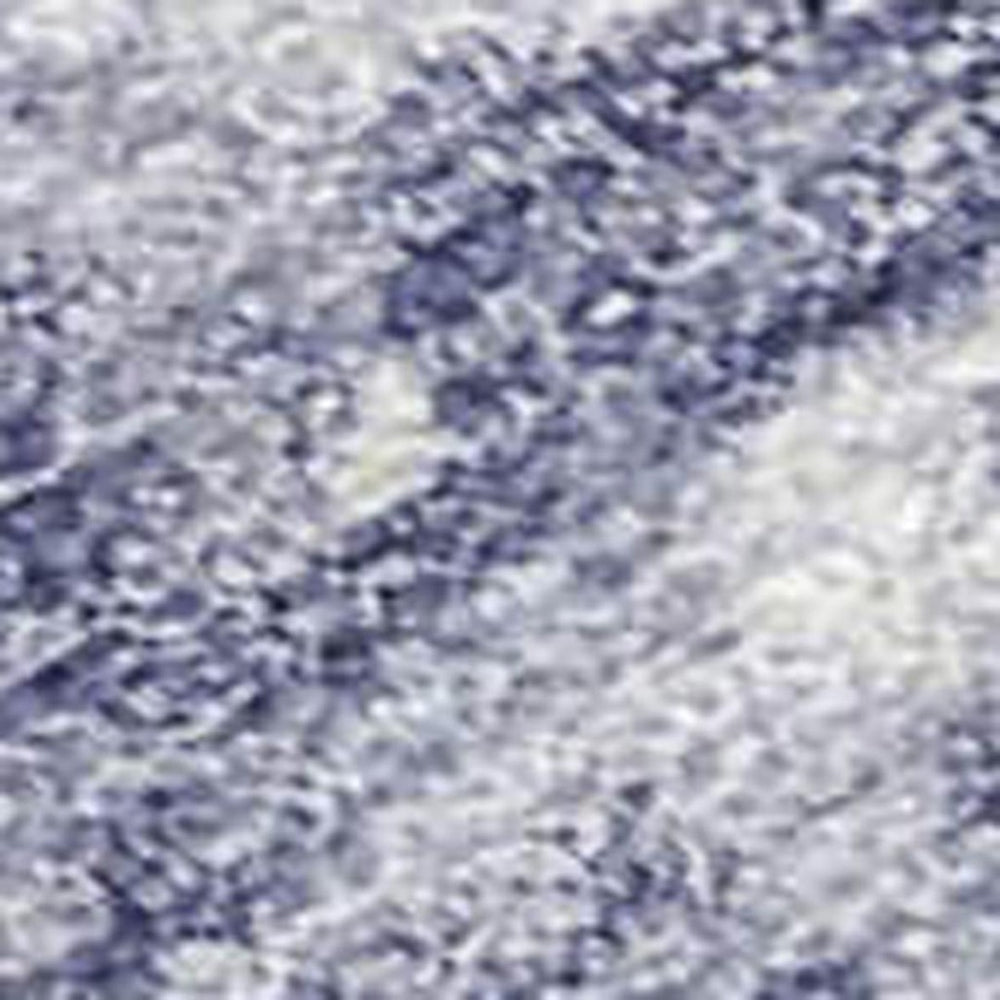 HomeRoots 9' X 12' Stylish Lavender Blue Abstract Washable Area Rug for Indoor & Outdoor High Traffic Use 690595