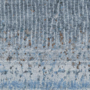 HomeRoots 10' Blue and Green Abstract Area Rug – Stylish Washable Indoor-Outdoor Design for High-Traffic Spaces 690740