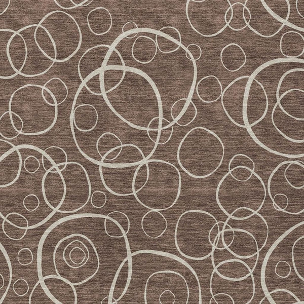 HomeRoots 5' X 8' Brown and Beige Geometric Area Rug - Stylish, Washable, Durable for Indoor & Outdoor Use! 690772
