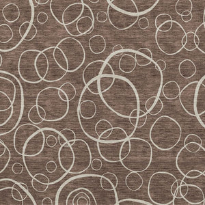 HomeRoots 10' Stylish Brown & Beige Geometric Washable Area Rug for Indoor & Outdoor Use - Durable & Easy Care! 690776