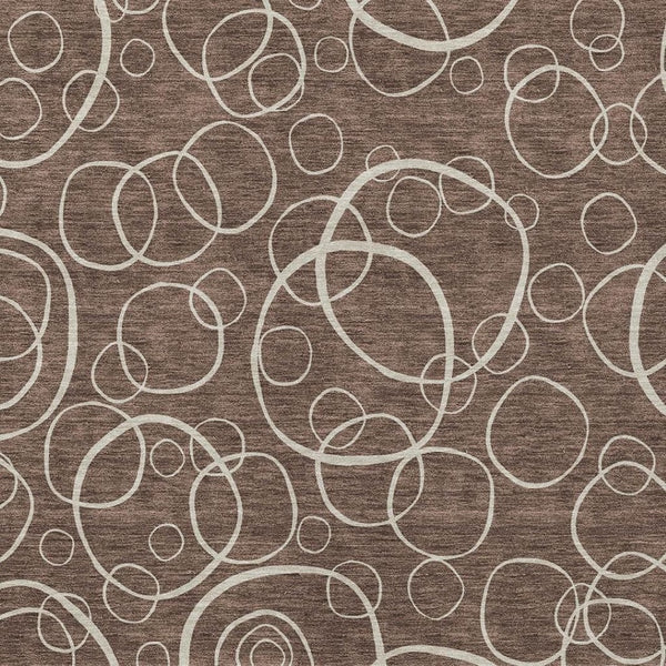HomeRoots 10' Stylish Brown & Beige Geometric Washable Area Rug for Indoor & Outdoor Use - Durable & Easy Care! 690776