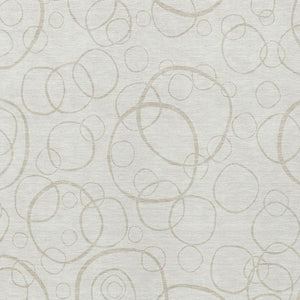 HomeRoots 9' Geometric Ivory and Beige Washable Area Rug - Perfect for Indoor/Outdoor Spaces, Durable & Stylish 690787