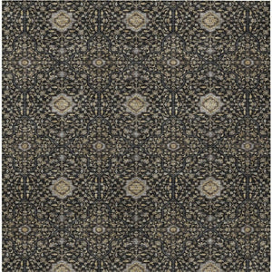 HomeRoots 10' Elegant Black, Brown & Gray Oriental Washable Area Rug - Durable, Versatile for Indoor & Outdoor Use! 690854