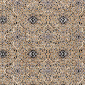 HomeRoots 8' X 10' Elegant Copper Black Brown Oriental Washable Rug for Indoor & Outdoor High-Traffic Areas 690864