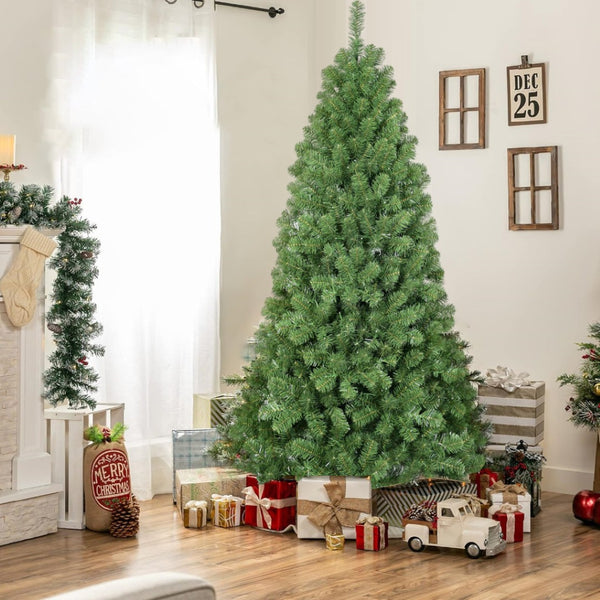 HomeRoots 9' Full Fraser Fir Christmas Tree - Lifelike Elegance with Easy Setup for Timeless Holiday Decor 108 690913