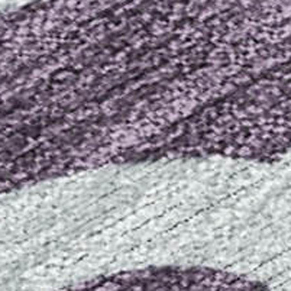 HomeRoots 8' X 10' Vibrant Plum and Blue Botanical Leaves Indoor/Outdoor Area Rug – Washable, Durable & Stylish 691001