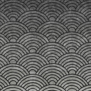 HomeRoots 10' X 14' Stylish Black Silver Gray Geometric Area Rug - Washable, Durable for Indoor & Outdoor Use! 691045