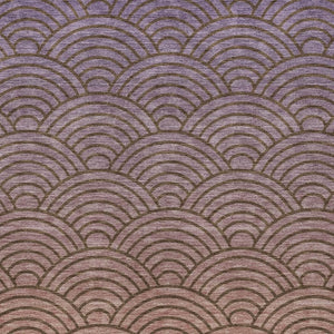 HomeRoots 5' X 8' Washable Geometric Area Rug in Chocolate, Purple & Mauve - Perfect for Indoor/Outdoor Spaces! 691047