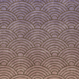 HomeRoots 10' X 14' Stylish Chocolate, Purple & Mauve Geometric Washable Rug for Indoor & Outdoor Spaces 691051