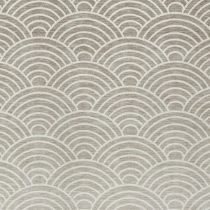 HomeRoots 9' Geometric Ivory Beige and Brown Washable Area Rug for Indoor Outdoor Spaces - Durable & Stylish! 691056