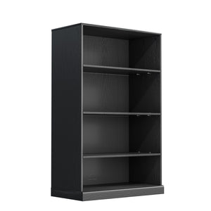 HomeRoots 31" Black Wood Accent Cabinet – Stylish Storage Solution for Modern Homes, Easy Assembly & Versatile Use 691102