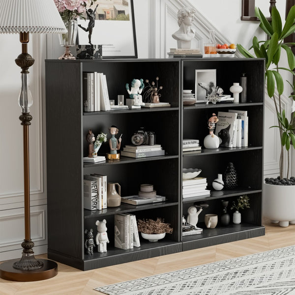 HomeRoots 31" Black Wood Accent Cabinet – Stylish Storage Solution for Modern Homes, Easy Assembly & Versatile Use 691102